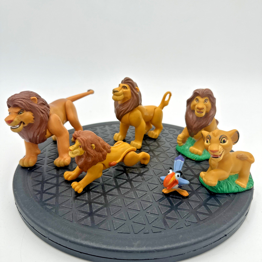 Vintage Disney Lion King Figurines PVC Plastic Figures Set Of 6